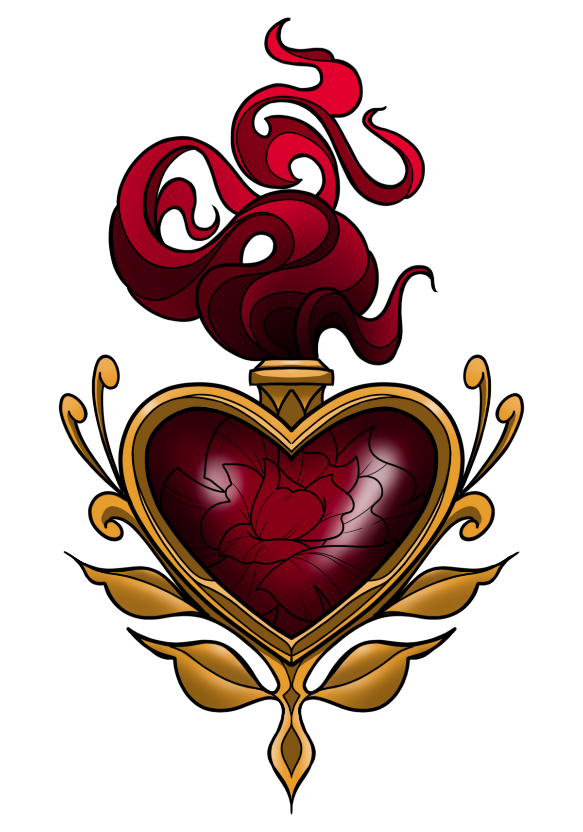 Sacred Crimson Flame