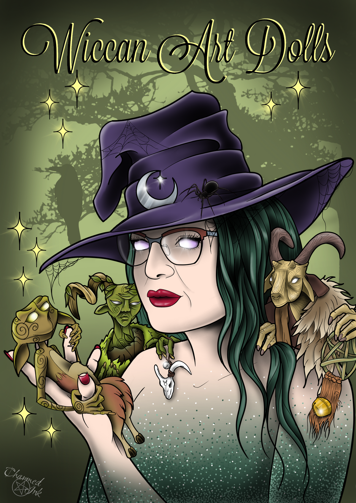 Wiccan Art Dolls Cover Graphic